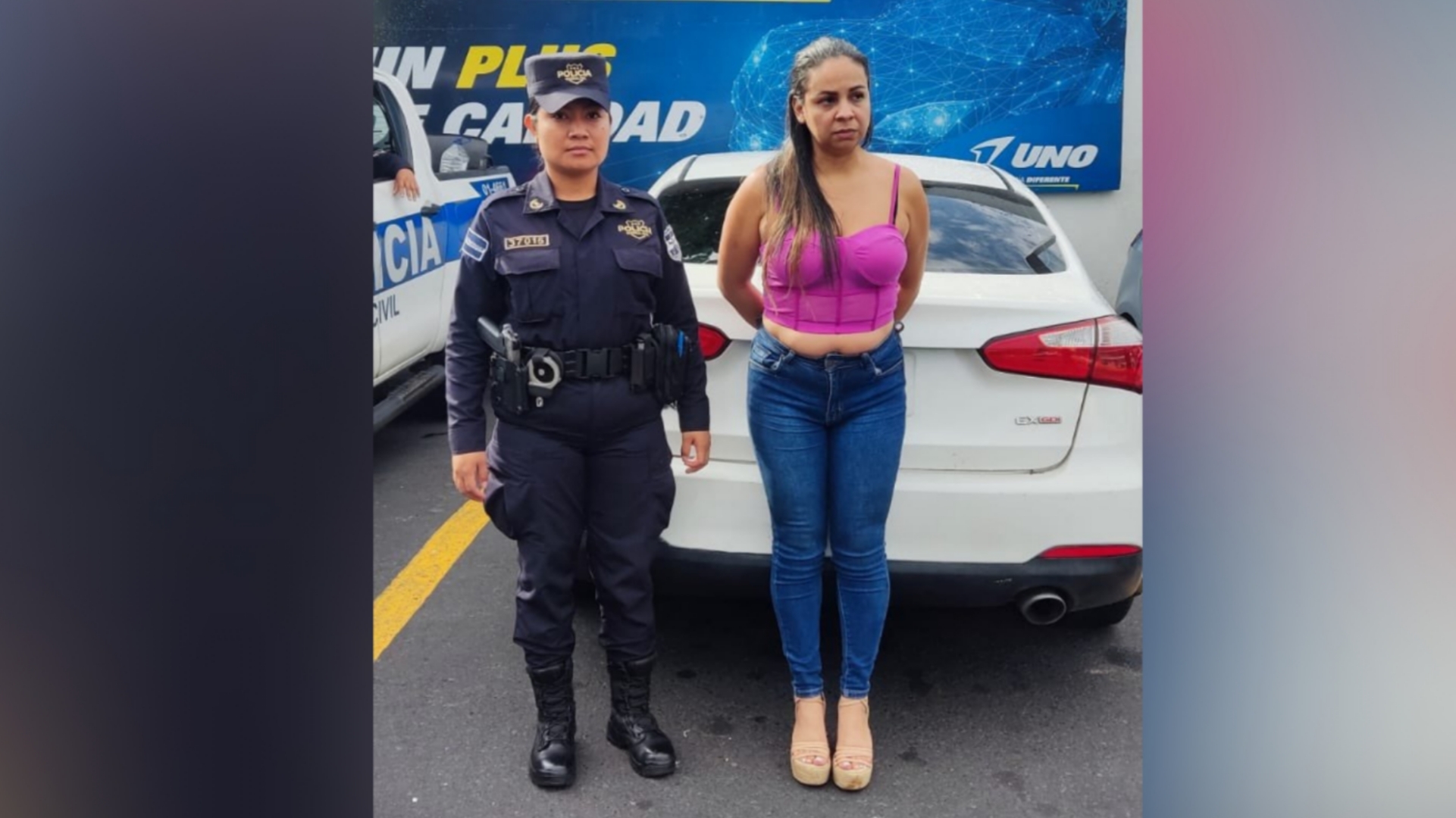 Capturan a mujer que, en estado de ebriedad prov0có accidente de tránsito en San Salvador.