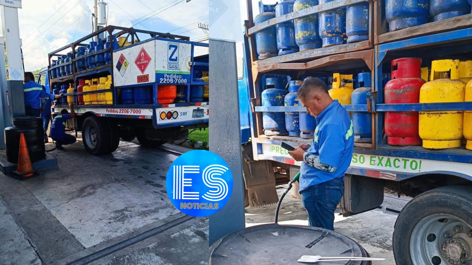 Salvadoreños felicitan a empleado de Z-Gas por su honradez y buena acción con otra persona.