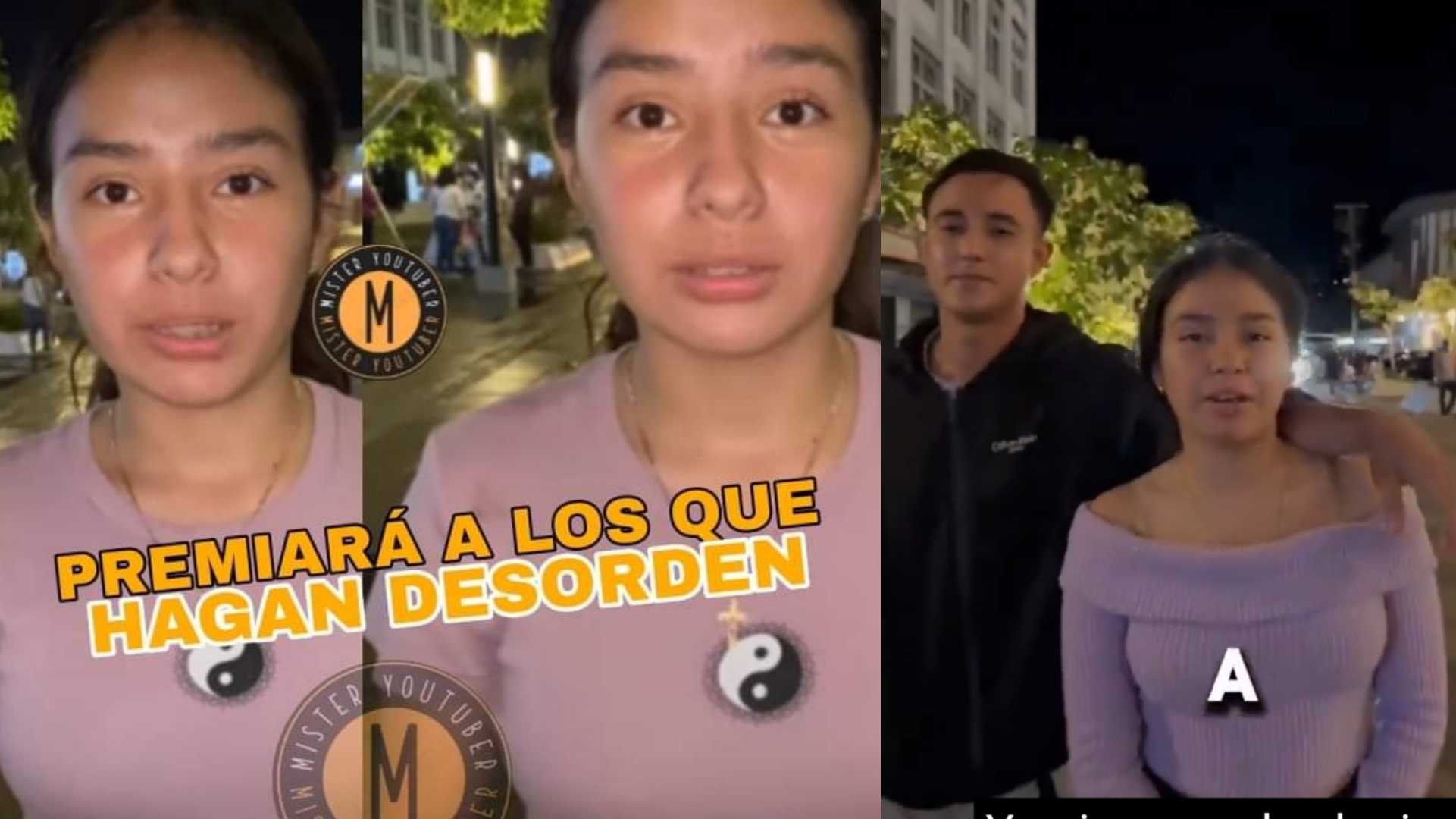 Joven del Exsal incita a los vendedores a retar a los agentes del CAM a cambio de dinero.