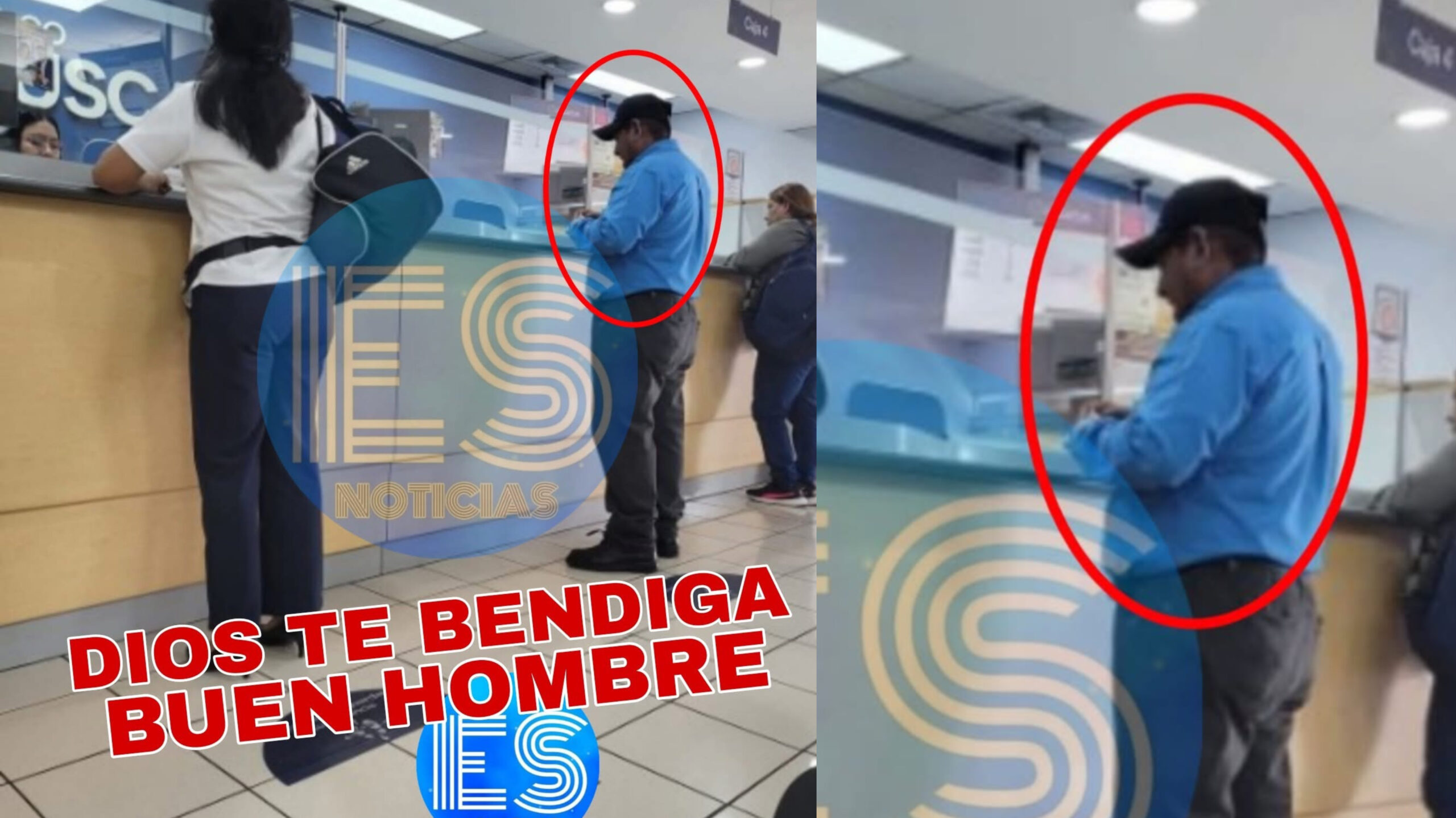 Señor honesto regreso al banco a devolver $20 que le dieron de más.