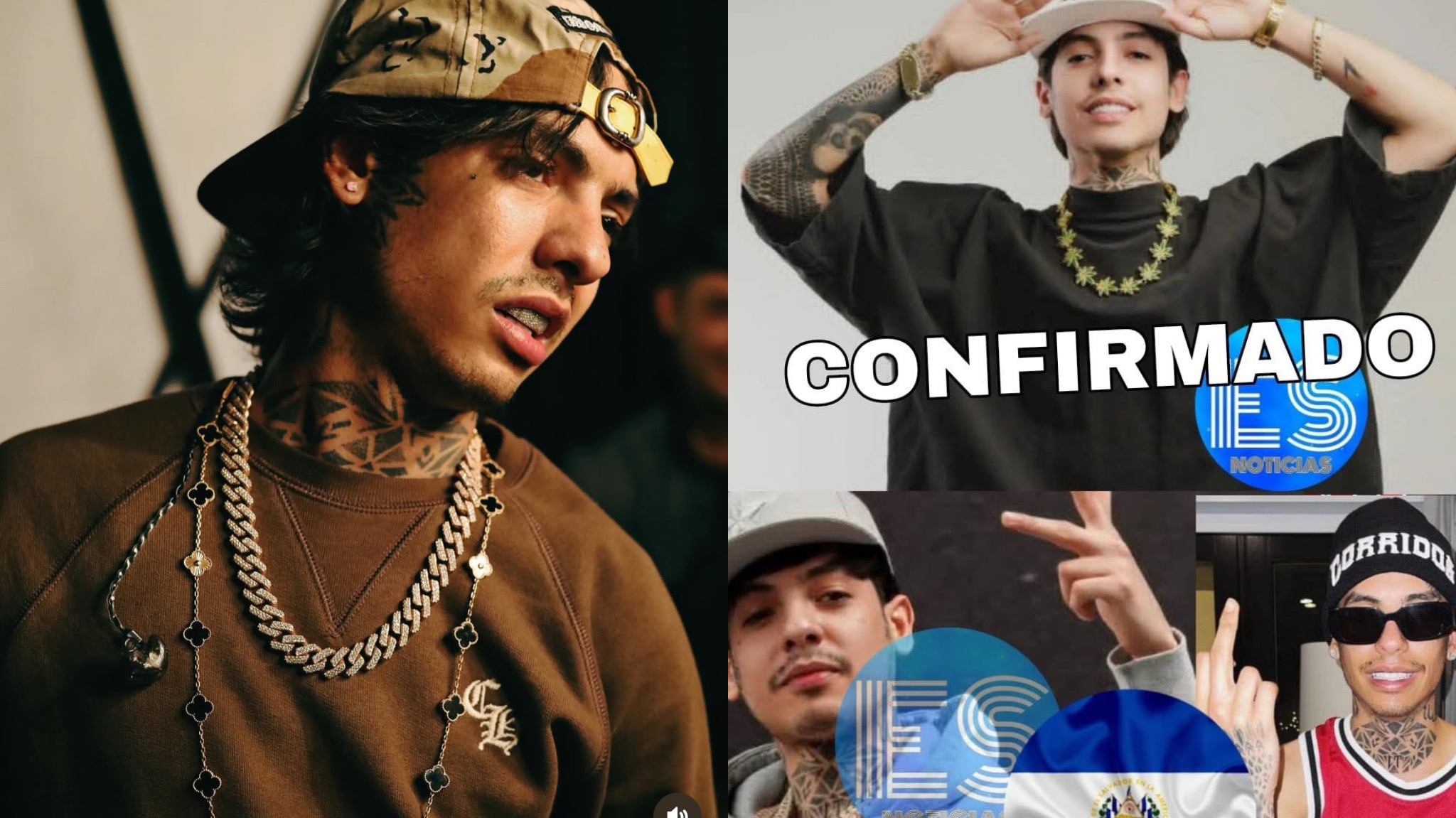 A pesar que en México su música ha sido ligada a lo de los N∆RC0CORRIDOS, se confirma concierto en El Salvador.