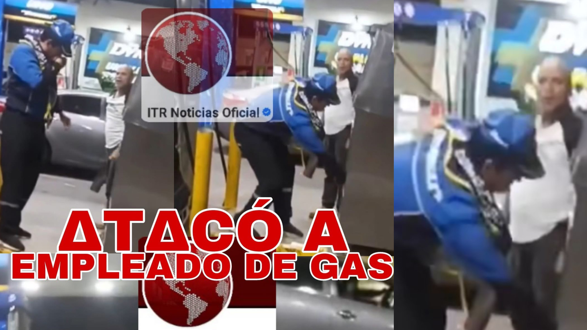Se viraliza hombre que ∆T∆CÓ a empleado de Gasolinera Uno y piden los tres doritos después.
